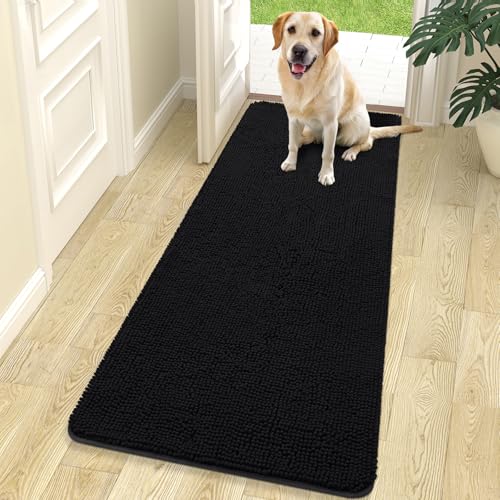 OLANLY Dog Door Mat 70x24 (Black)