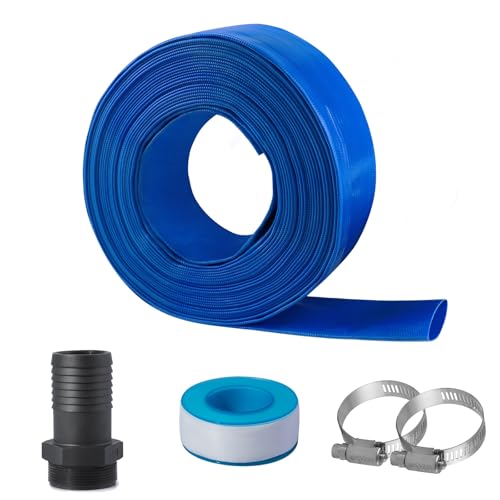 Eastrans 1 1/2 in x 100 ft Pool Backwash Hose Kit