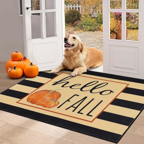 HEBE Fall Door Mat (Buffalo Plaid)
