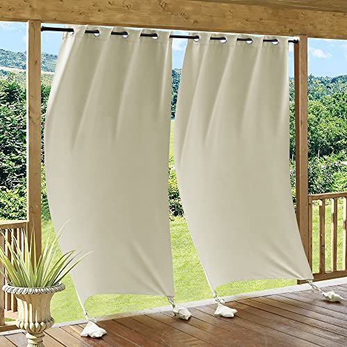 RYB HOME Outdoor Curtains (Natural)