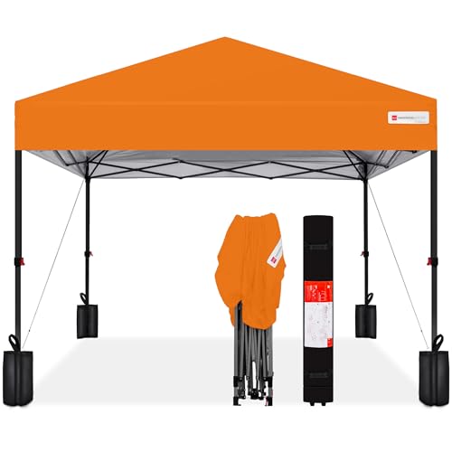 Best Choice Products 10x10ft Pop Up Canopy (Orange)