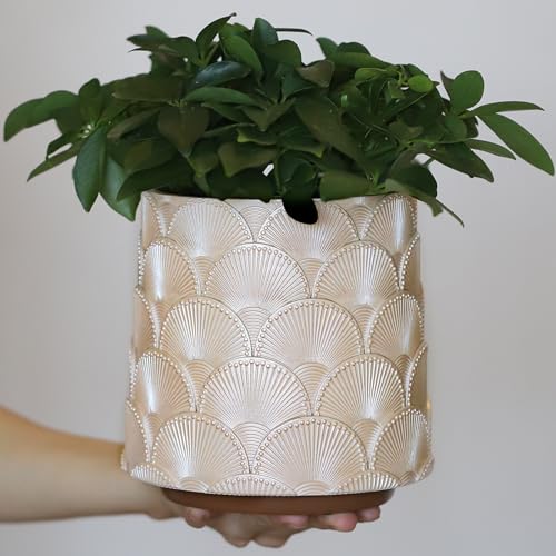 GUGUGO Pearl Beige Scale Planter
