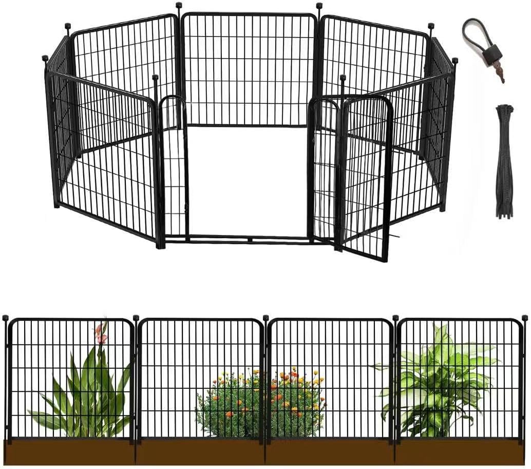 Getlay 48" Decorative Iron Fence