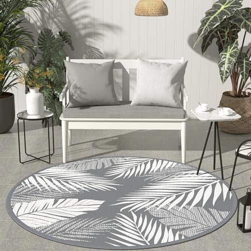 GENIMO Outdoor Rug 8' Round Waterproof