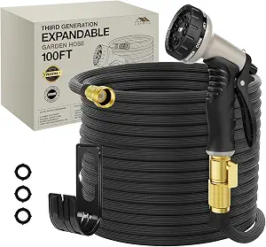 Lefree Garden Hose 100ft (Black)
