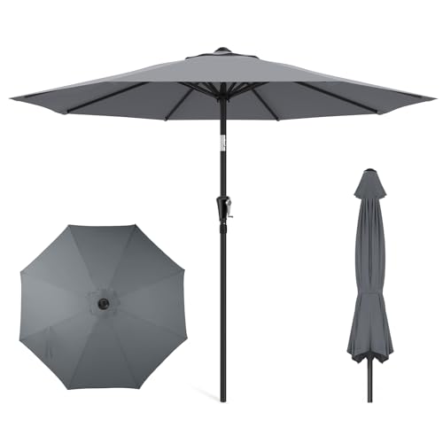 HOMSHADE 9ft Outdoor Patio Umbrella (Top Rated)