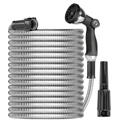 Ainpota Metal Garden Hose 100ft