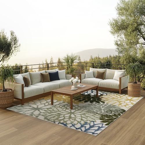 Nourison Aloha 6' x 9' Green Rug