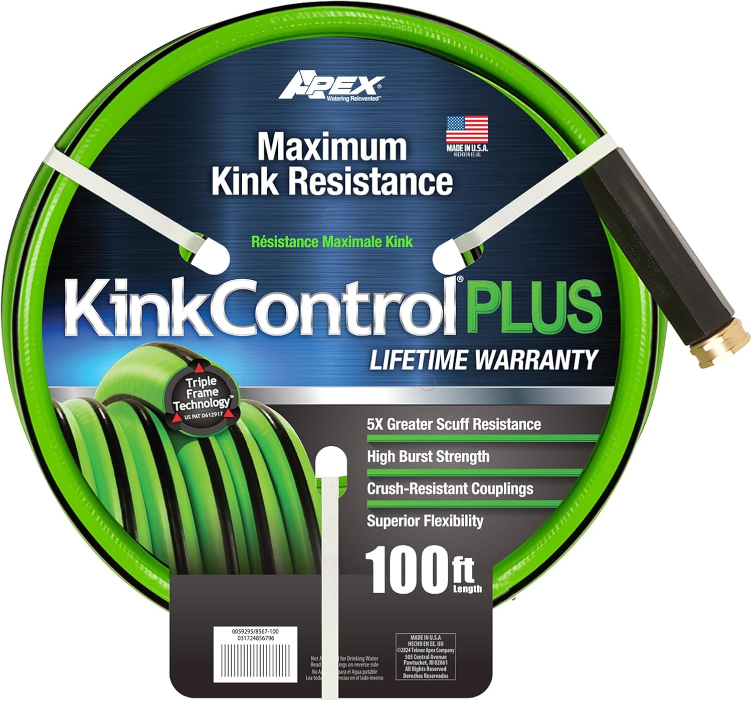 Kink Control Plus Water Hose 100ft