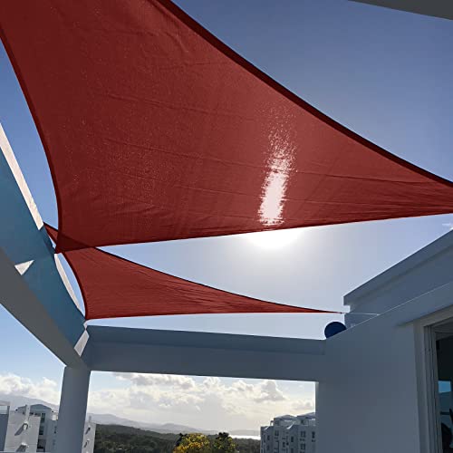 SUNNY GUARD Custom Size 16'x16'x22.6'Terra Sun Shade Sail Right Triangle UV Block Shade for Backyard Yard Patio Deck Garden.(Customized.)