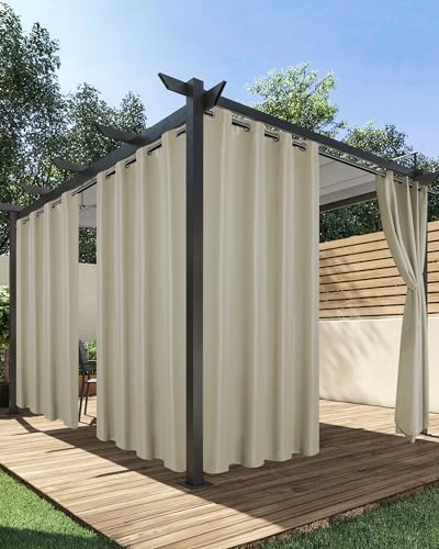 HolidayIdeas Outdoor Curtains 84x84 (Taupe)