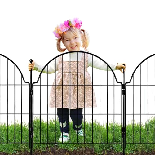 Blingluck Decorative Metal Garden Fence