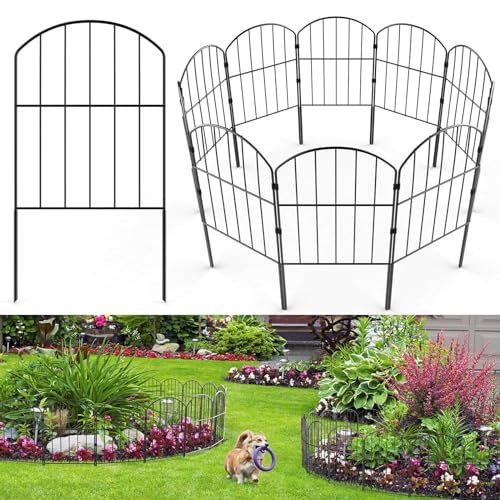 VANCASTLE Decorative Garden Fence 26ft (25 panels)