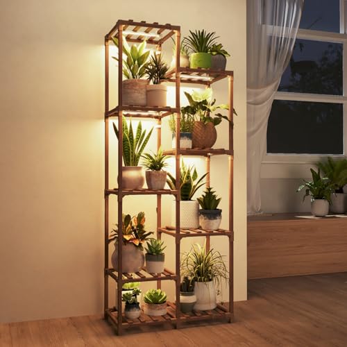 Bamworld Plant Stand with Grow Light
