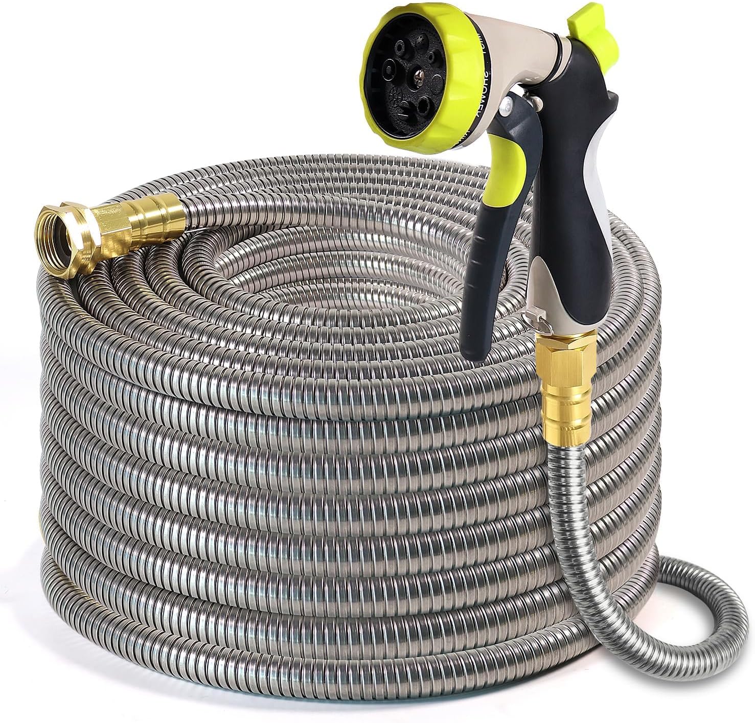 Holldoor 100 ft Metal Garden Hose