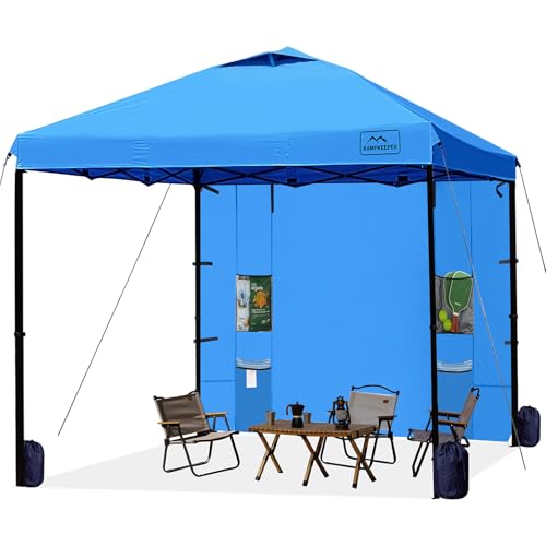 KAMPKEEPER 10x10 Pop Up Canopy Tent (Light Blue)