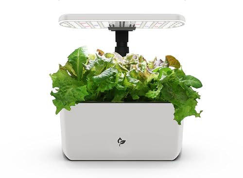 AeroGarden Harvest 2.0, Indoor Garden Hydroponic System with LED Grow Light, Holds up to 6 AeroGarden Pods, Cream