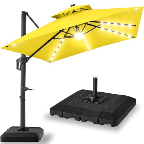 Best Choice Products 10x10ft Cantilever (Yellow)