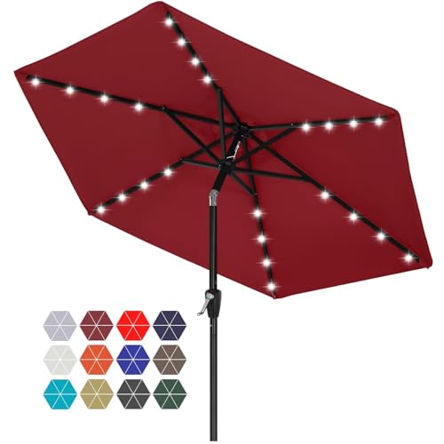 ABCCANOPY 7.5FT 24LED (Burgundy)