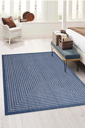 Adiva Rugs (Navy Weiss, 2'6" x 7')