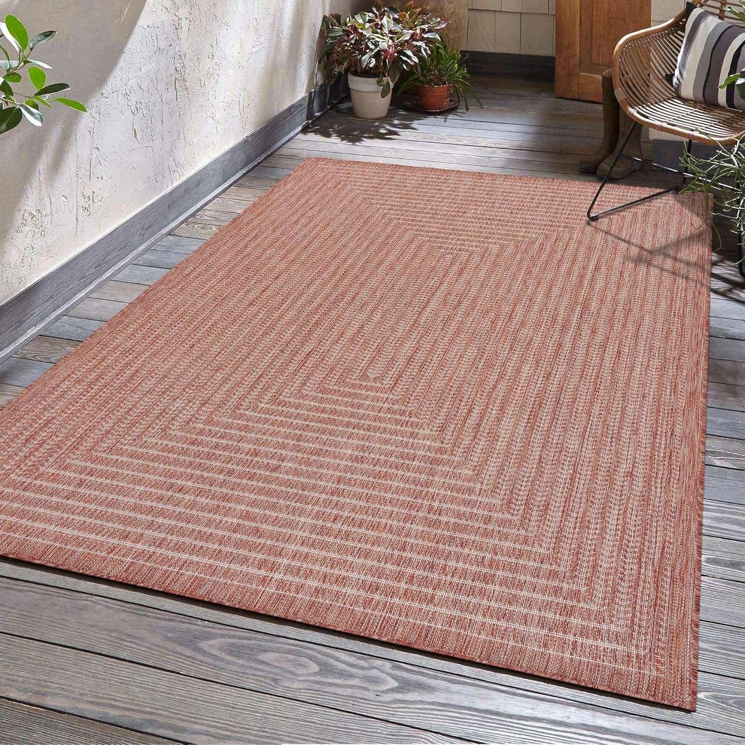 Adiva Rugs (Copper Weiss, 5' x 7')