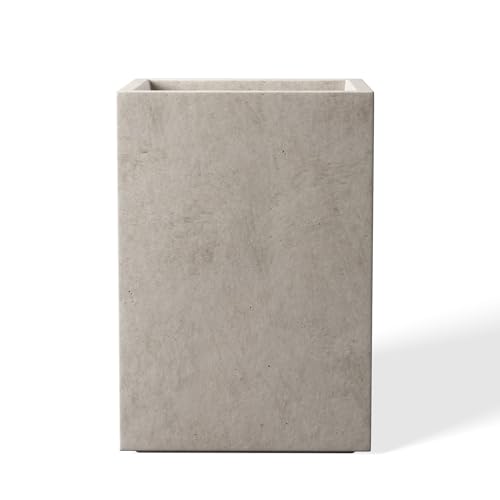 Kante Tall Rectangular Concrete Planter