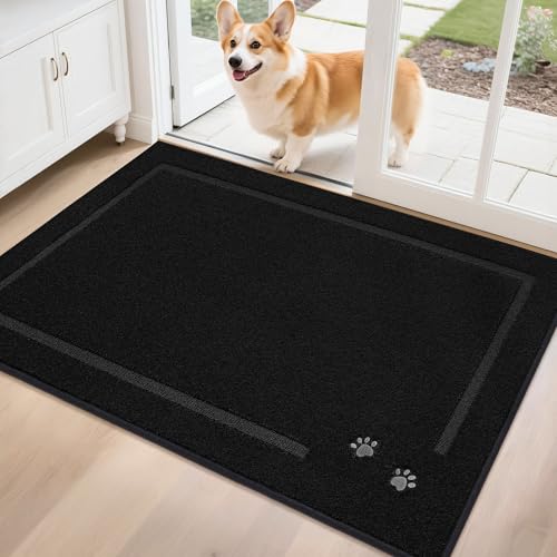 BEQHAUSE Dog Door Mat for Muddy Paws