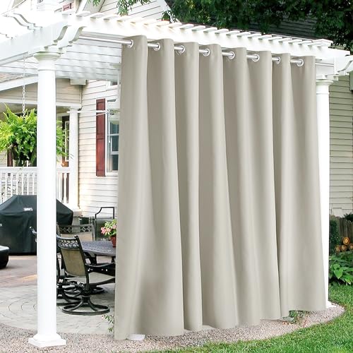 RYB HOME Waterproof Outdoor Curtain (84")