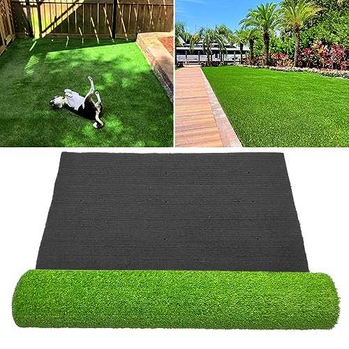Artificial Grass Rug 4x13ft Synthetic Grass Mat Turf Lawn with Drainage Holes for Dog Potty Training Fake Grass Patch Turf Carpet Indoor Outdoor Garden Landscape Decoration