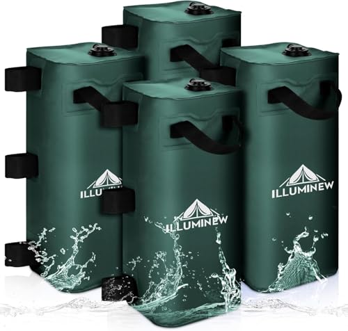 ILLUMINEW 4 Pack Canopy Water Weight Bag (Green)