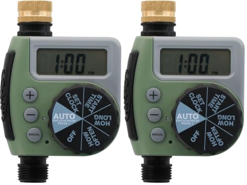 Orbit 62056 One Outlet Single-Dial Hose Faucet Timer (Pack of 2)