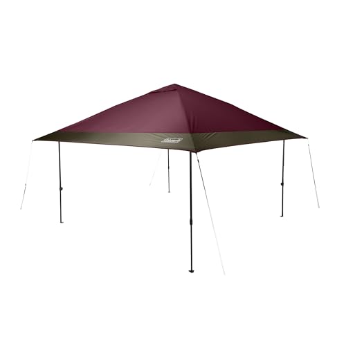 Coleman Oasis Instant Pop-Up Canopy Tent with Side Wall Attachment, Portable Shelter with Easy Setup & Takedown, Wheeled Carry Bag Included, 10x10/13x13ft Sizes
