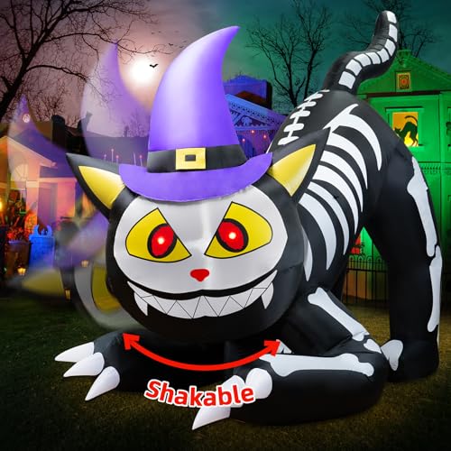 8.5FT Black Witch Cat