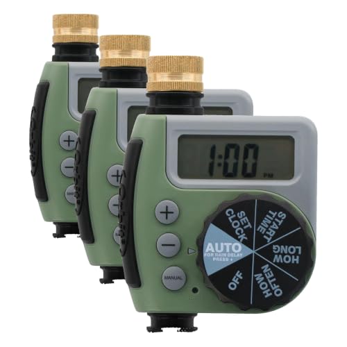 Orbit 62056 One Outlet Single-Dial Hose Faucet Timer (Pack of 3)