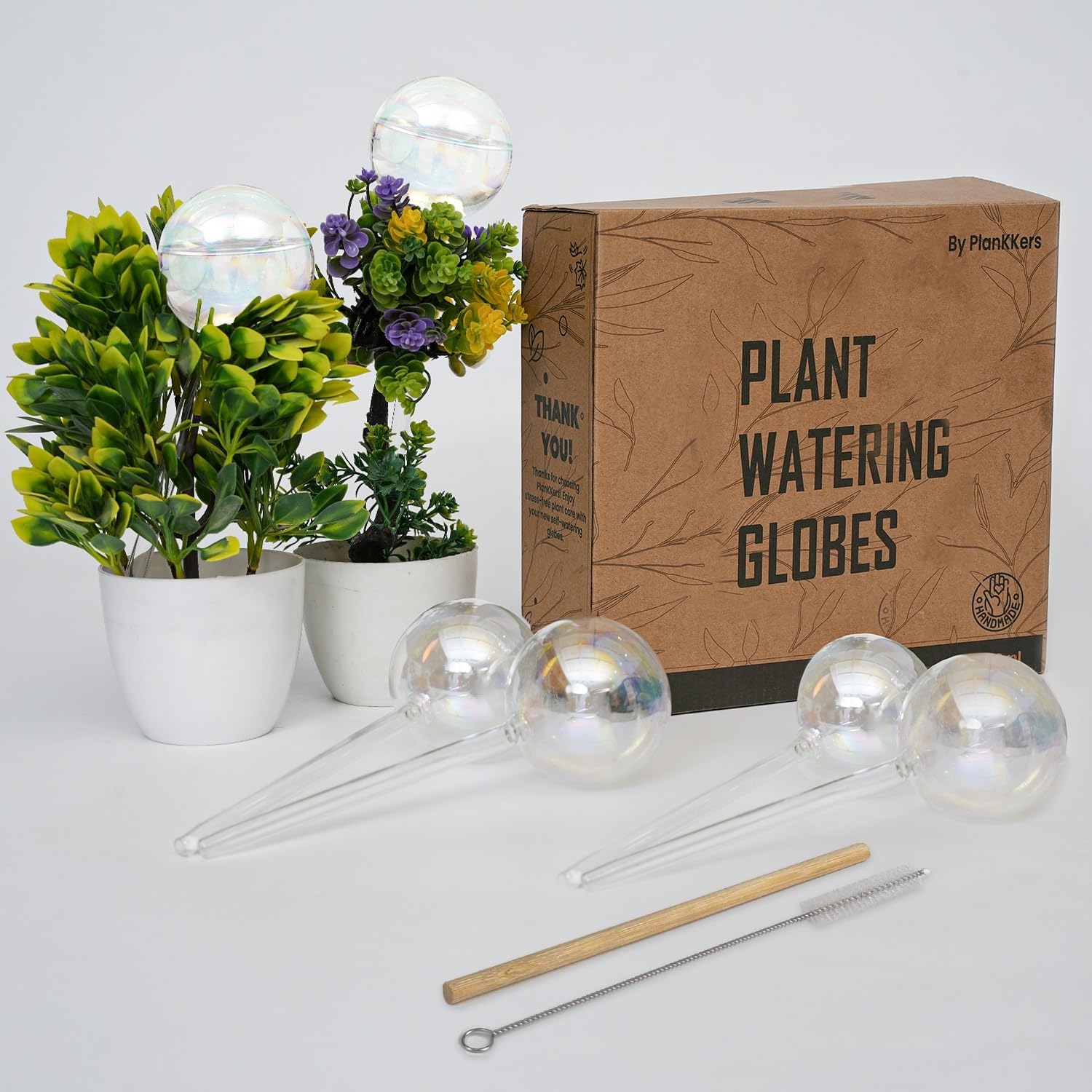 PlanKKers Iridescent Watering Globes (6 pc)