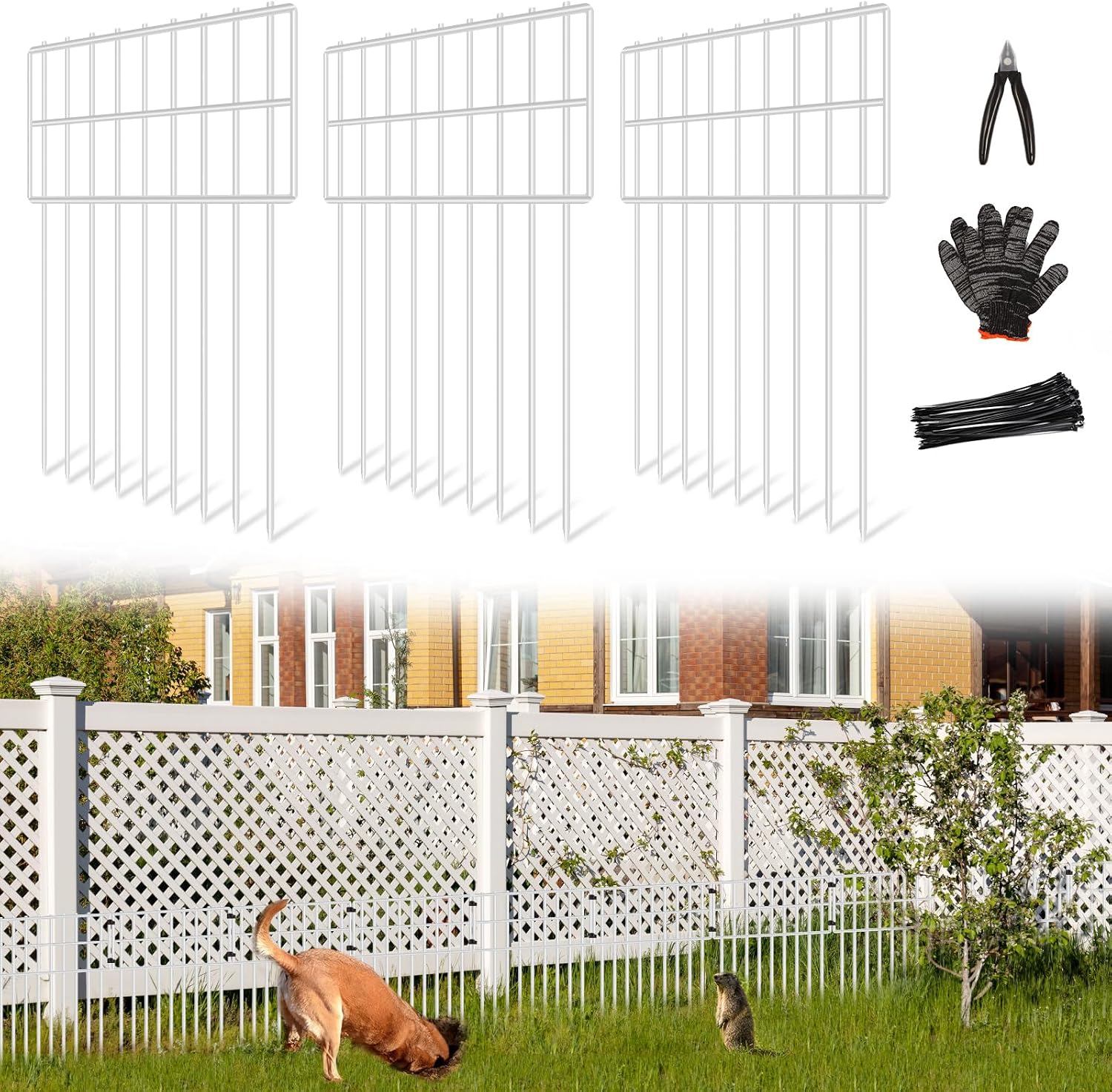 NANYEZH 25 Panels Garden Fencing