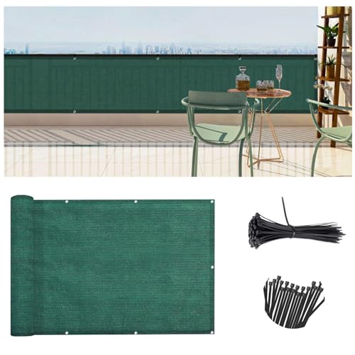 SUNLAX 3'x34' Dark Green Fence Covering