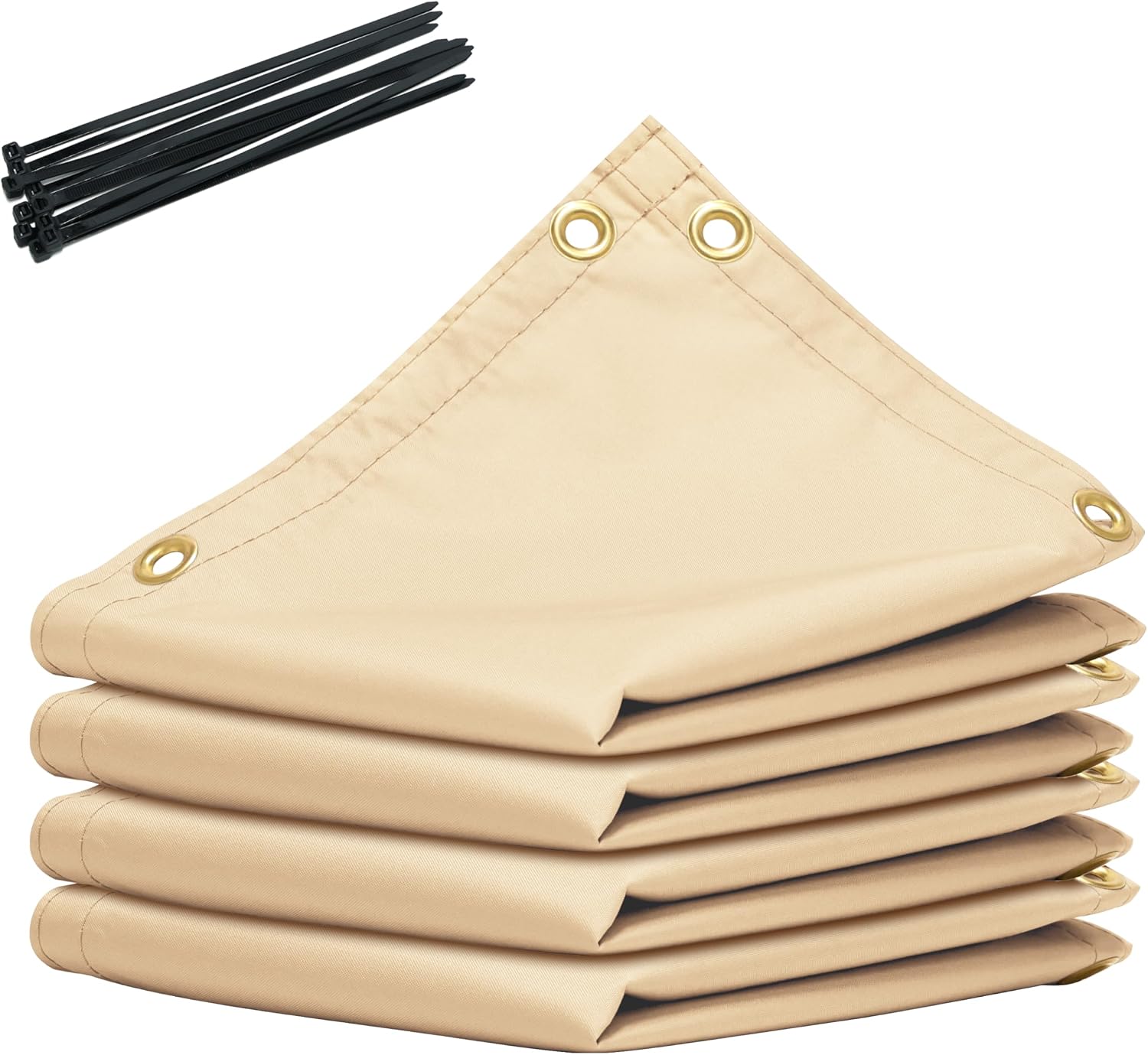 Royal Shade 5' x 23' Beige Waterproof Shade Cloth