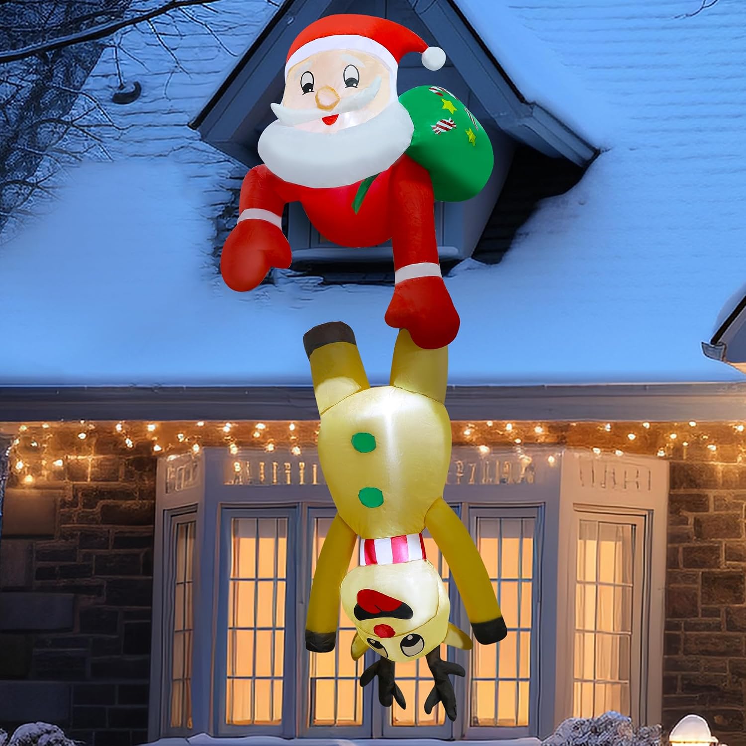 DR.DUDU 7 FT Christmas Inflatable Outdoor Decorations