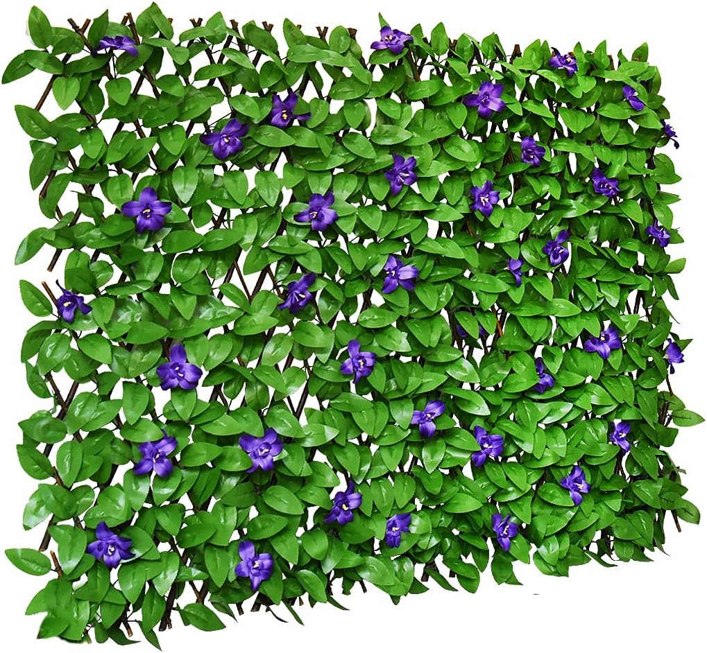 Expandable Faux Ivy Fence