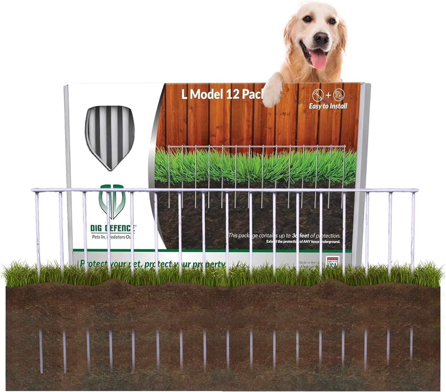 Dig Defence Original Animal Barrier Fence