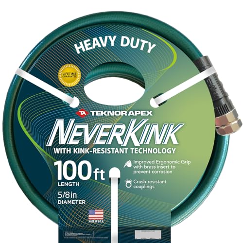 Neverkink 5/8" x 100' Heavy Duty Durable Kink Free Garden Hose