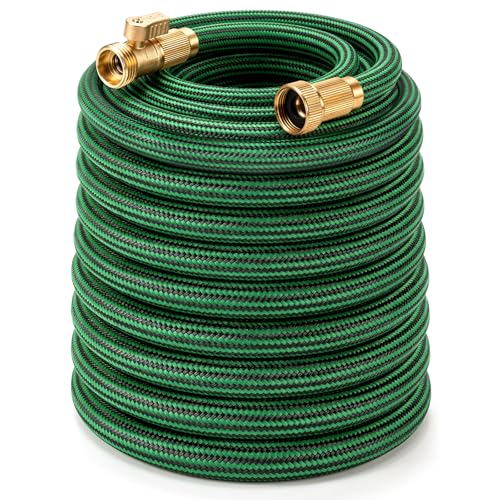 EOOIO NON-EXPANDABLE Garden Hose 75 ft