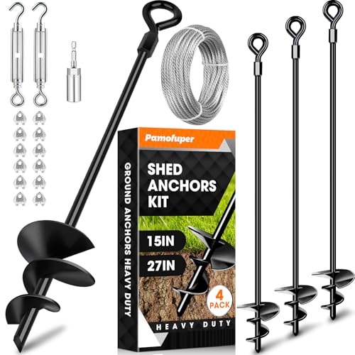 Pamofuper 27in 4 Pack Anchors