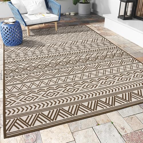 MontVoo Outdoor Rug Carpet 4x6 ft