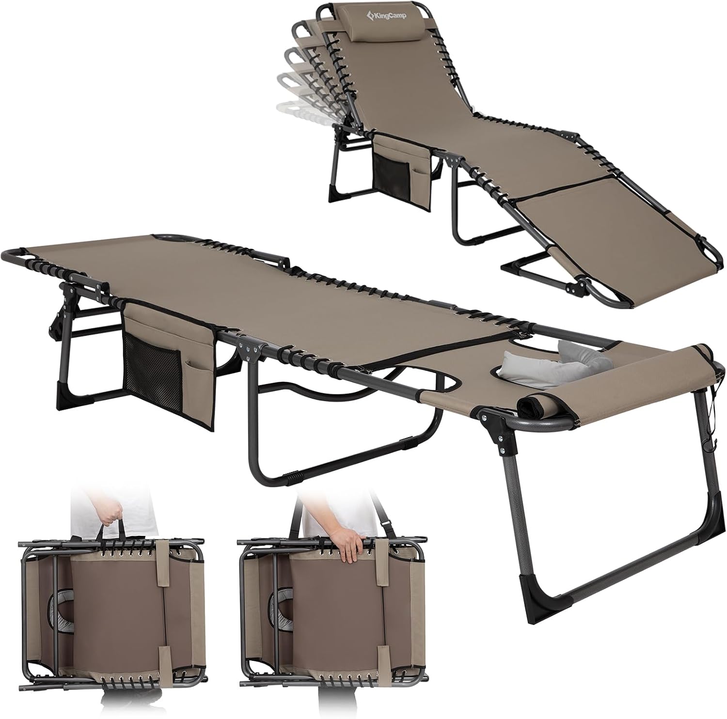 KingCamp Tanning Chair (Beige)