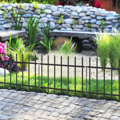 FOREHOGAR Decorative Metal Garden Fence
