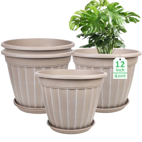 FGstyle 12 Inch Pots (4-Pack)