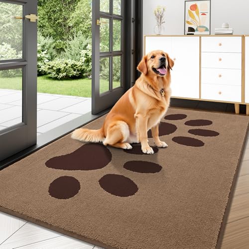 Buganda Dog Door Mat (47x32, Beige)