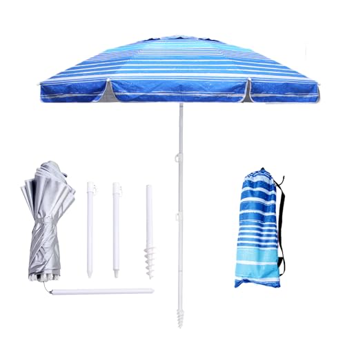 LOTTAFUN 6.5ft Beach Umbrella